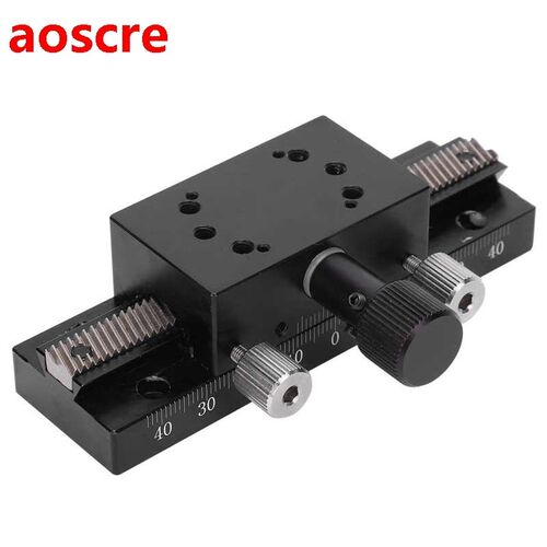 Manual X Sliding Stage Dovetail Rack and Pinion Type Sliding