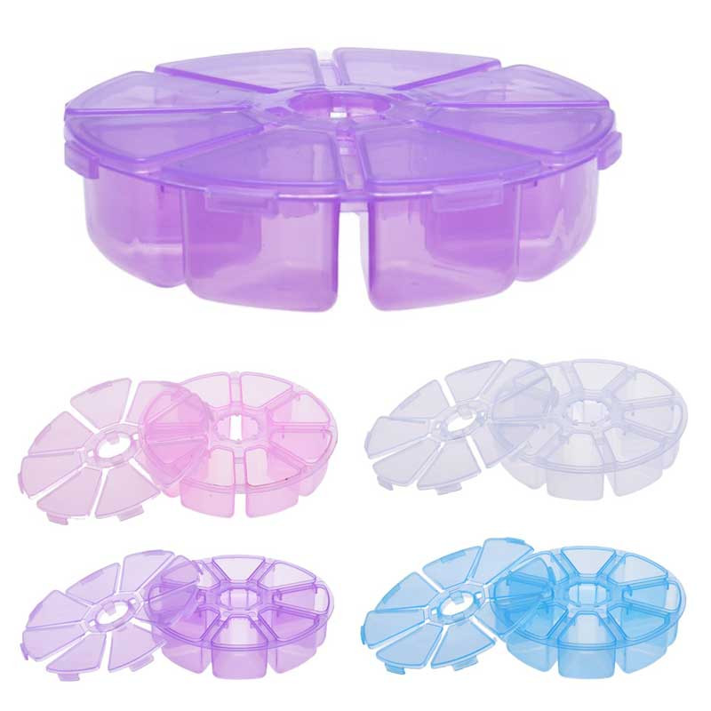 8 Grids Plastic Desktop Storage Box Cosmetic organizer Neatl