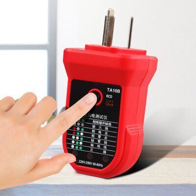 Socket Tester Three-phase Line Circuit Polarity Socket Det