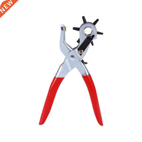 6 Size Leather Hole Punch Hand Pliers Belt Holes Punched Pun