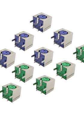 50Pcs PS/2 PS 2 Female Socket Jack Connector Keyboard 6 Pin