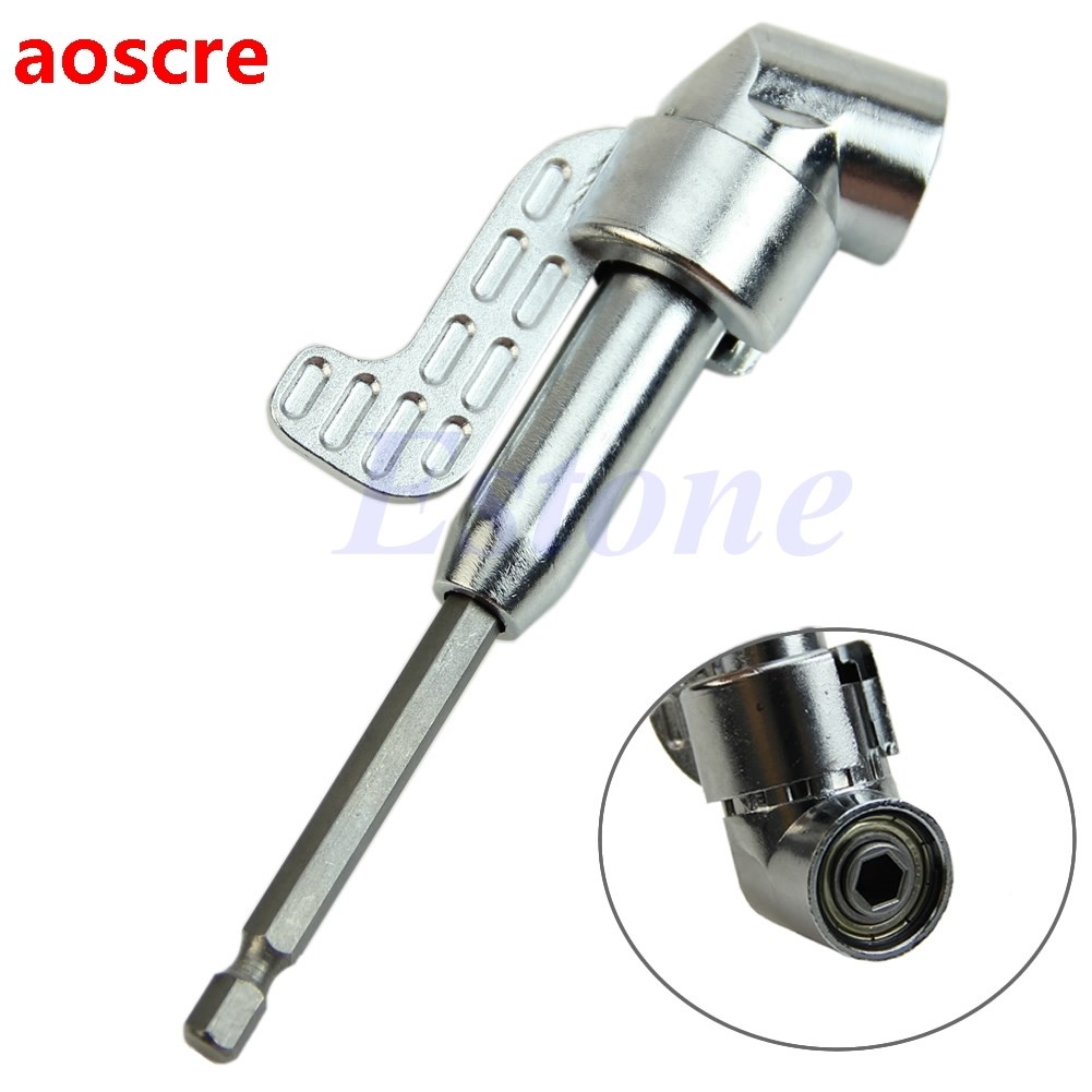 1/4 Inch Right Angle Driver Screwdriver Angled Bit Holder Po