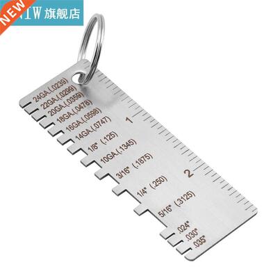 Stanless Steel Wre/Metal Shee Thckness Measurng Tool Sol