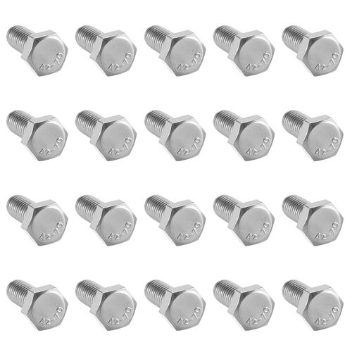 M4 Thread 10mm 304 Stainless Steel Hex  Screws Bolts Fastene