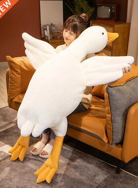 50-160CM Huge Goose Plush Toys Big Duck Doll Soft Stuffed An