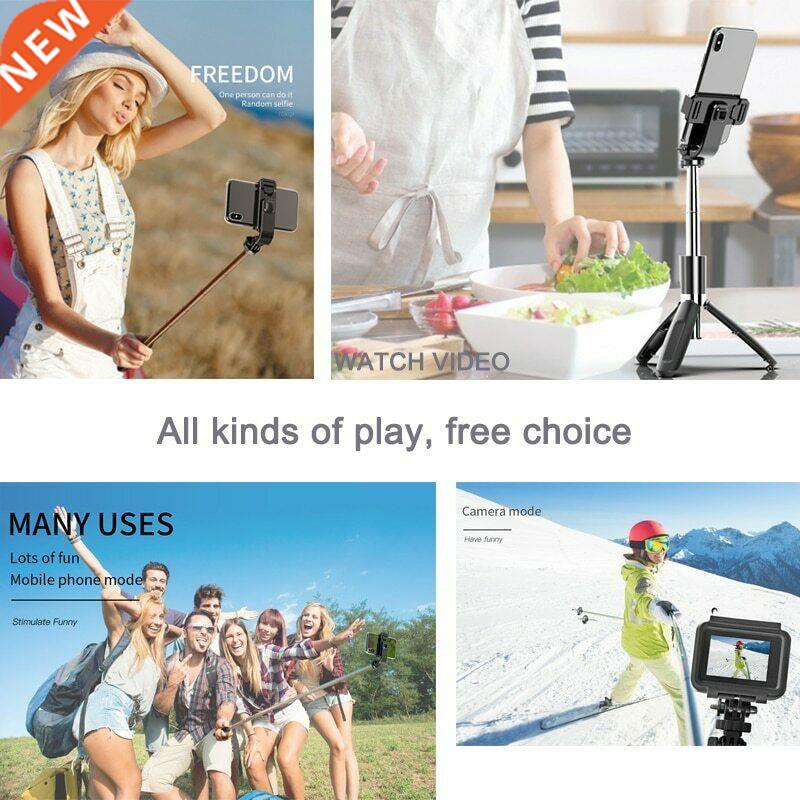 Extendable Wireless Selfie Stick Tripod L02 Phone Self Stick
