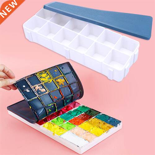 1Pcs 12 Grds Soft-cover Palette Box Gouache Palette Pant T