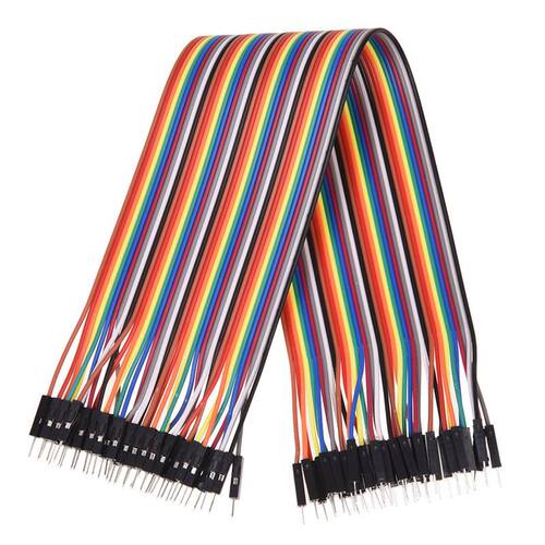 30cm 40 Male Pin 1P-1P Wire Jumper Cable Line Connect Colorf