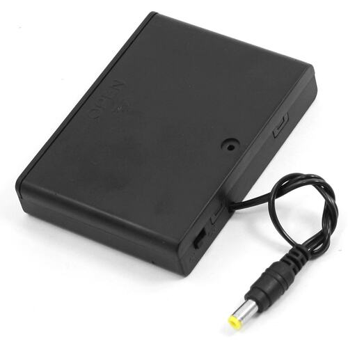 ON/OFF Switch Batteries Holddr Box w Cover for 6 x 1.5V AA B