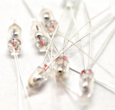 10pcs 3MM F3 Diameter Mercury Switch Sensor Unidirectional