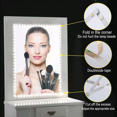2//5M Makeup Mirror Light Strip USB 5V Dressing Table Bathr