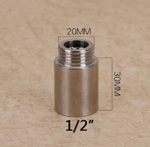 Stainless steel pipe coupler 1/2