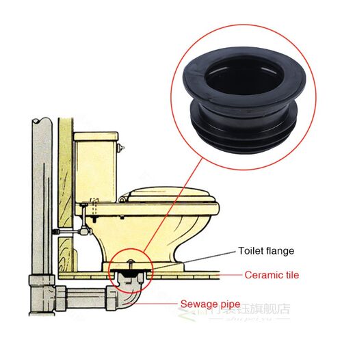 Anti Leakage Drain Pipe Sealing Ring Accessory Rubber Replac