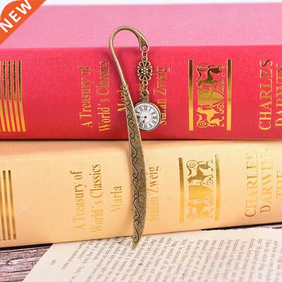 Student Kawaii Metal Bookmarks Vintage Retro Tower Book Mark