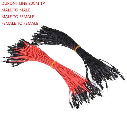 100PCS Female To Female Male To Male 1 Pin Double Head DUPON
