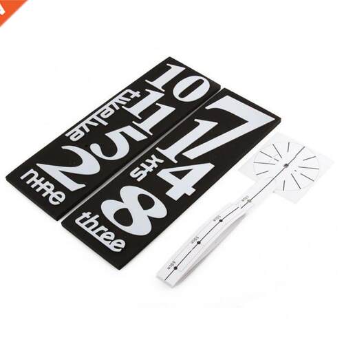 Modern DIY Large Wall Clock Kit 3D Mirror Surface Sticker fo