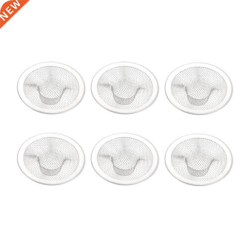 6 Pcs Kitchen Sink Garbage Strainer, 1.2 Inch Rim Stainless