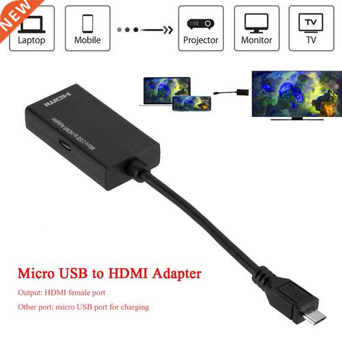 Micro USB to HDMI Cable Micro USB 2.0 Male to HDMI Female C