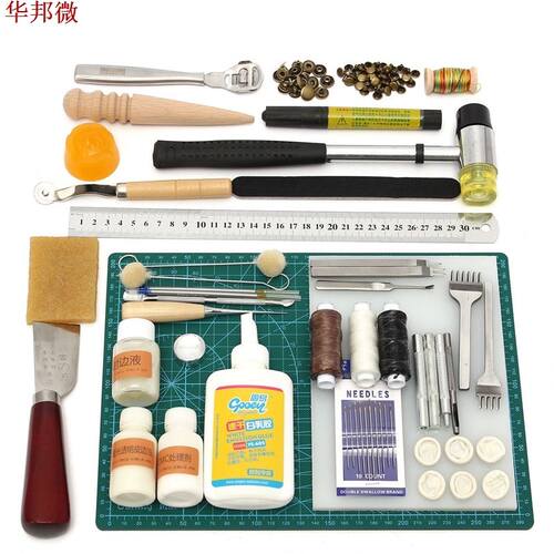 Professional Leather Craft Tools DIY Hand Sewing Stitching P