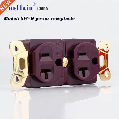 Preffar SW-G 100% Pure Red Copper Hgh Grade US Receptacle