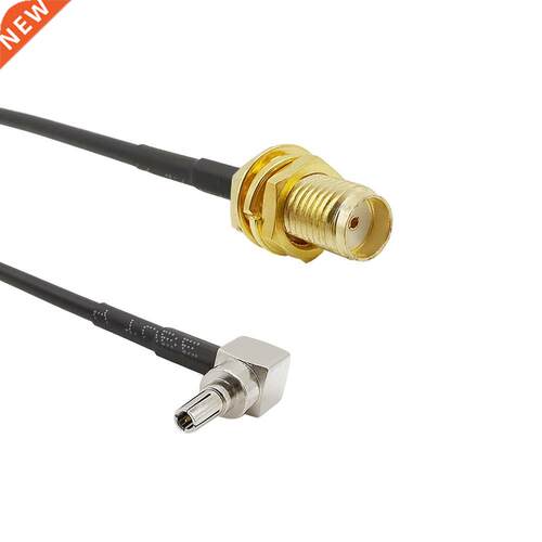 Right Angle CRC9 Male to SMA Female RF Connector RG174 Coaxi