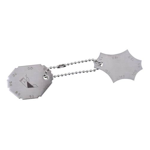2pcs Welding Gage Fillet Weld Tee Joint Welding Gauge Throat