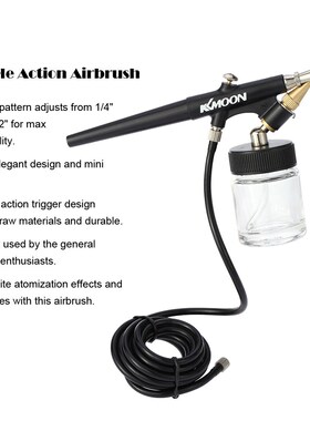 KKmoon 0.8mm High Atomizing Siphon Feed Airbrush Single