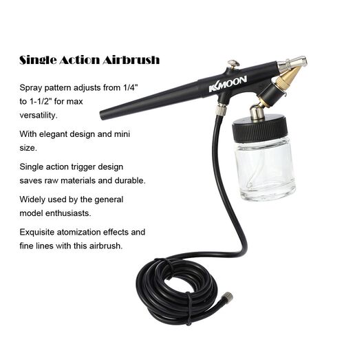 KKmoon 0.8mm High Atomizing Siphon Feed Airbrush Single