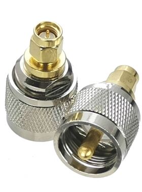 SMA Male Plug to UHF PL259 Male Plug RF Adapter Connector Co