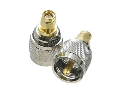 SMA Male Plug to UHF PL259 Male Plug RF Adapter Connector Co