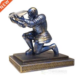 Creative Resin Soldier Executive Knight Shaped Pen Holder F