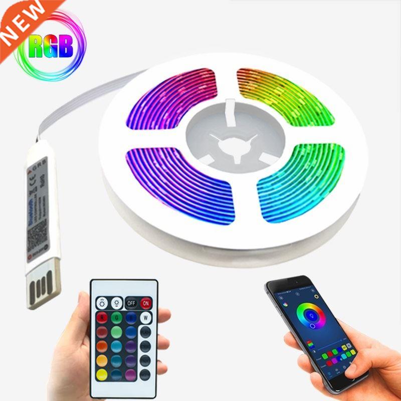 RGB 5050 Led Strips Light DC5V USB Cable Ribbon Lighting Blu