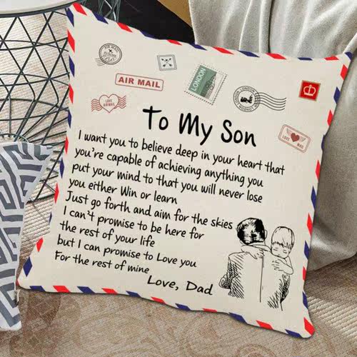 Pillow Cover Fiber Square Throw Pillow Cover Lettering Washa