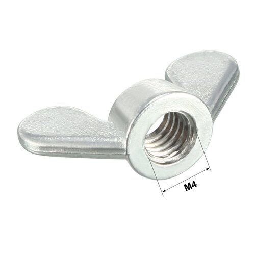 *20pcs Wing Nuts M4 M5 M6 M8 Butterfly Nut Zinc Plated Twist