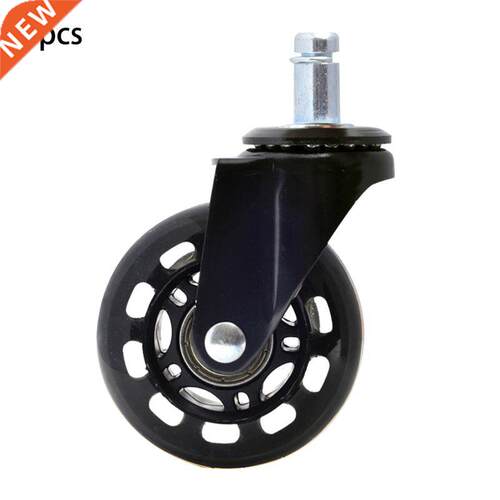 5PCS Office Chair Caster Wheels2.5 Inch Swivel Rubber Caster