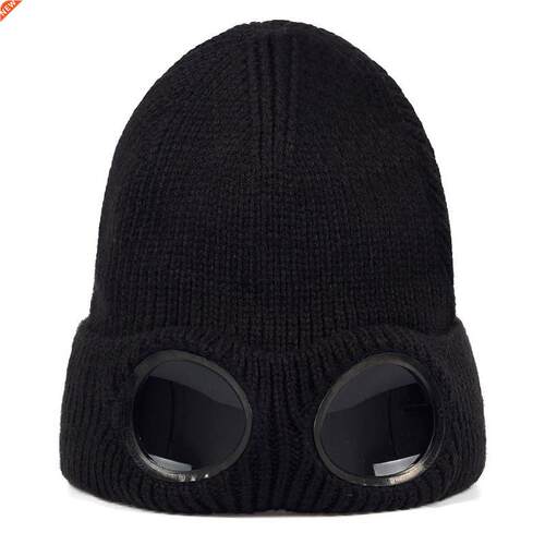 new masked wool hat fashion new with glasses headgear autumn