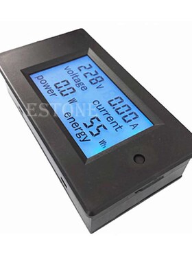 New LCD Digital Volt Watt Power Meter Ammeter Voltmeter AC 8