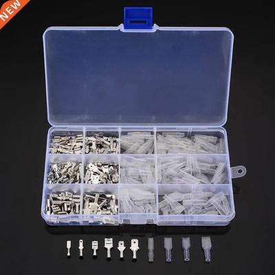 270pcs 2.8mm 4.8mm 6.3mm Crimp Spade Terminals Connector Wit