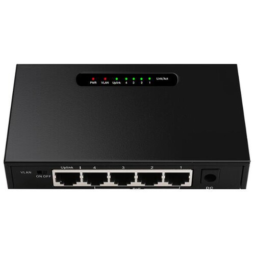 5 Port POE Gigabit Switch RJ45 Gigabit Ethernet Port Unmanag