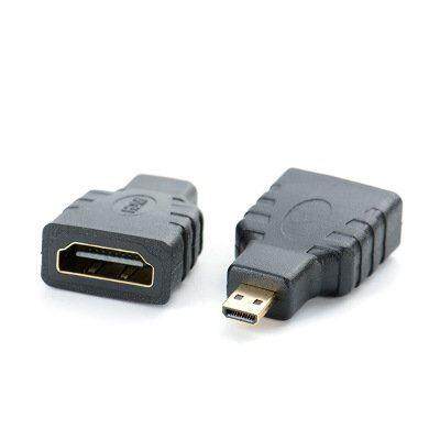 Micro-HDMI to HDMI-compatible Adapter Gold-Plated 1080P Micr