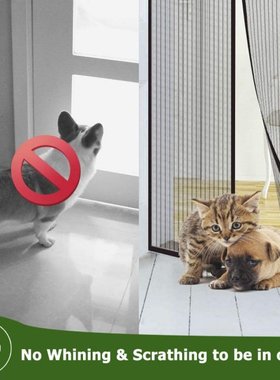 Magnetic Mosquito Net Summer Anti Bug Fly Door Curtains Mesh