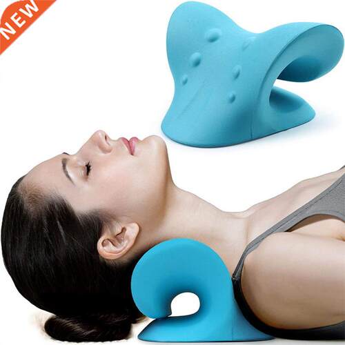 Cervical Neck Shoulder Traction Support Massa Pillow Gravi