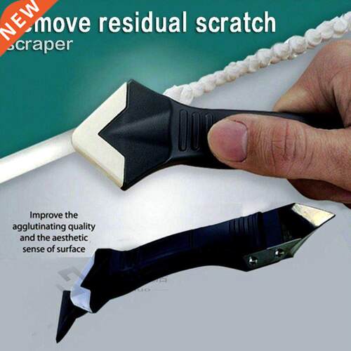 *3 n 1 Squeegees Set Slcone Sealant Remover Tool Kt sefu