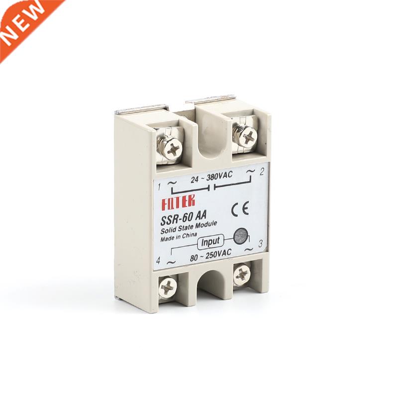 solid state relay SSR-60AA 60A actually 80-250V AC TO 24-380