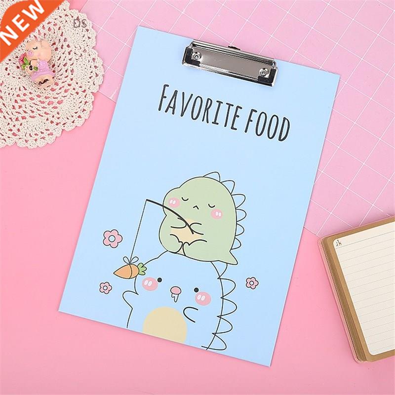 Cute Kawaii A4 Clipboard File Folder Board Writing Pad Clip