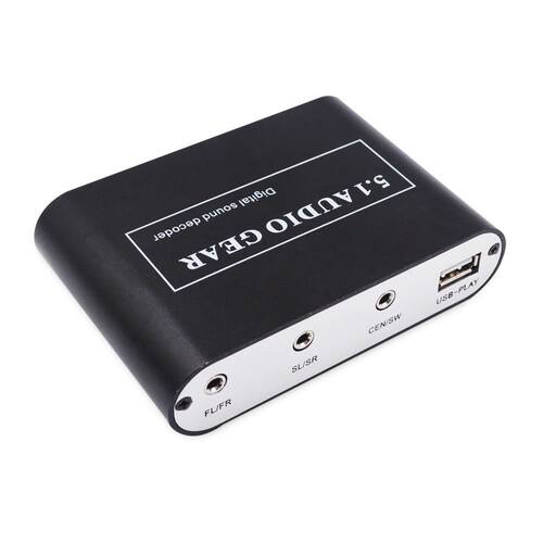 Digital 5.1 Audio Gear Decode Dolby Dts/ac-3 Optical To 5.1-