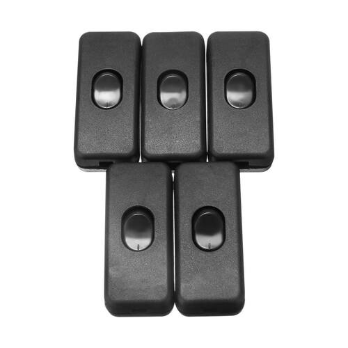 Mayitr 5pcs/lot ON/OFF Inline Switch Black Inline Table Lamp