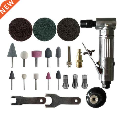 23pcs/set 1/4 Air Angle Die Grinder Pneumatic Sanding Mill