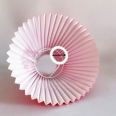 Japanese Style Fabric Lampshade Pleated Lamp Shade For Table