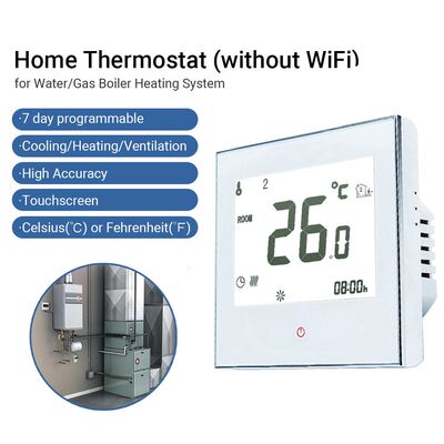 Home Programmable Thermostat with WiFi Water/Gas Boiler Sma